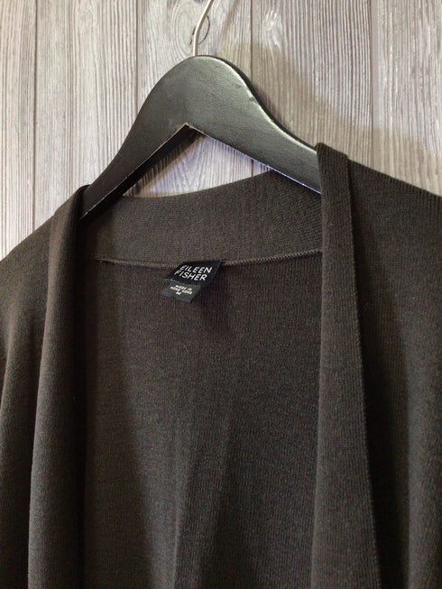 Eileen Fisher Wool Cardigan Size Medium